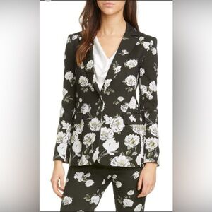 Alice + Olivia Macey Fitted Floral Women's Blazer